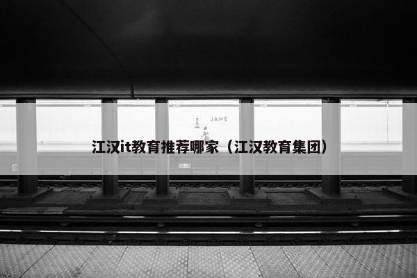 江汉it教育推荐哪家（江汉教育集团）