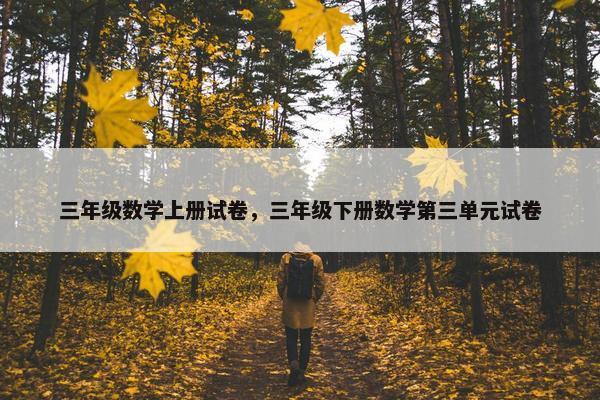 三年级数学上册试卷，三年级下册数学第三单元试卷