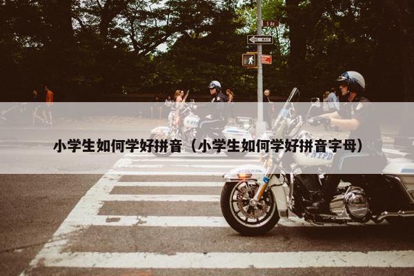 小学生如何学好拼音（小学生如何学好拼音字母）