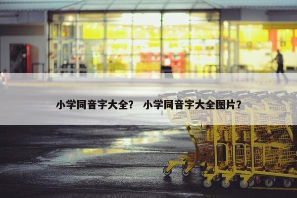小学同音字大全？ 小学同音字大全图片？