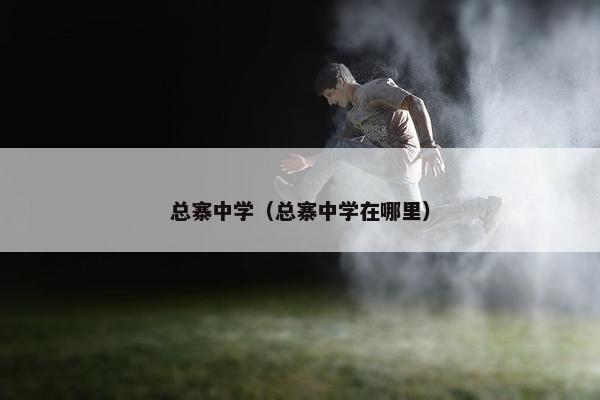 总寨中学（总寨中学在哪里）