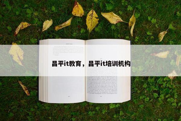 昌平it教育，昌平it培训机构