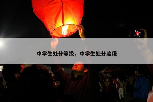 中学生处分等级，中学生处分流程