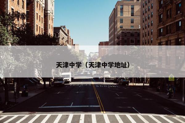 天津中学（天津中学地址）