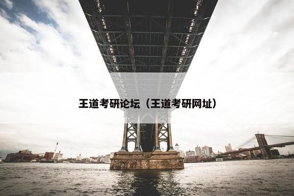 王道考研论坛（王道考研网址）