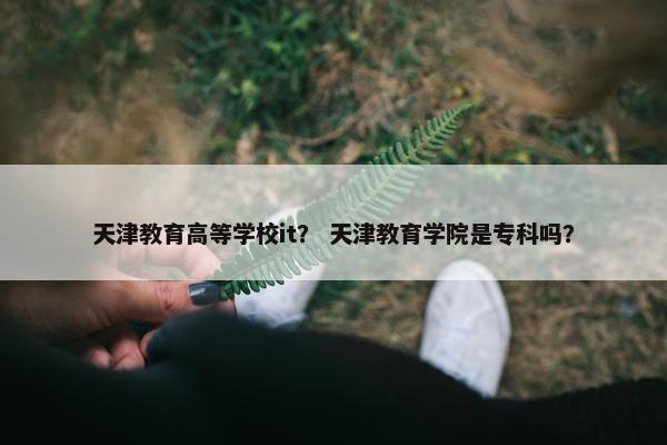 天津教育高等学校it？ 天津教育学院是专科吗？