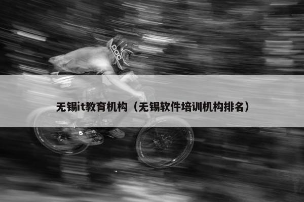 无锡it教育机构（无锡软件培训机构排名）