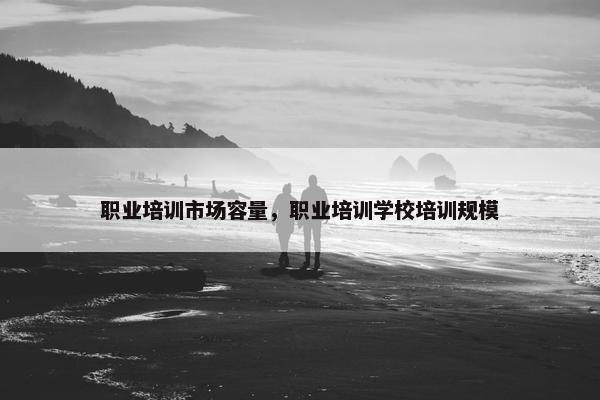 职业培训市场容量，职业培训学校培训规模