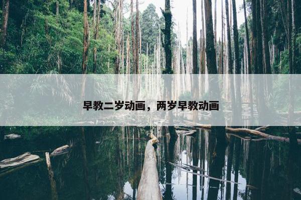 早教二岁动画，两岁早教动画
