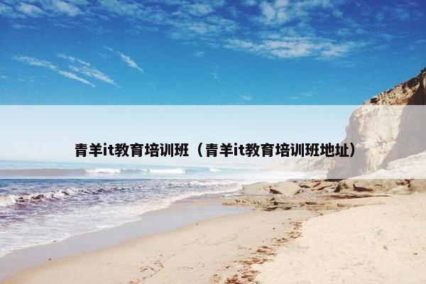 青羊it教育培训班（青羊it教育培训班地址）