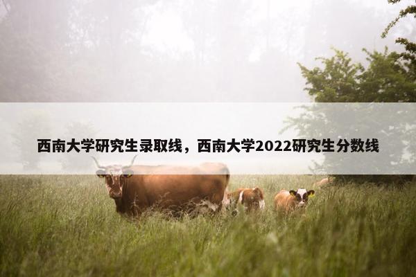 西南大学研究生录取线，西南大学2022研究生分数线