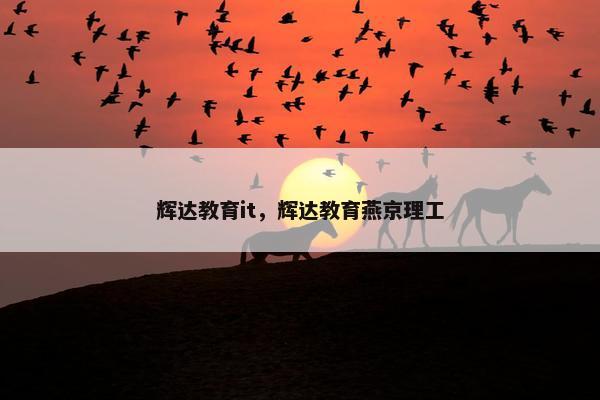 辉达教育it，辉达教育燕京理工