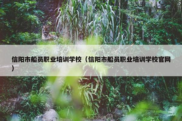 信阳市船员职业培训学校（信阳市船员职业培训学校官网）