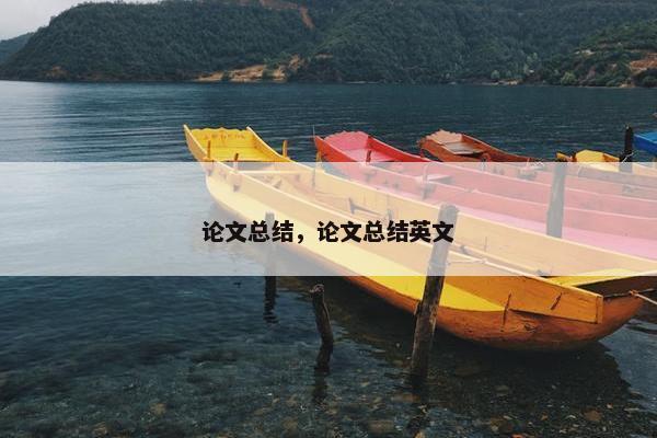 论文总结，论文总结英文