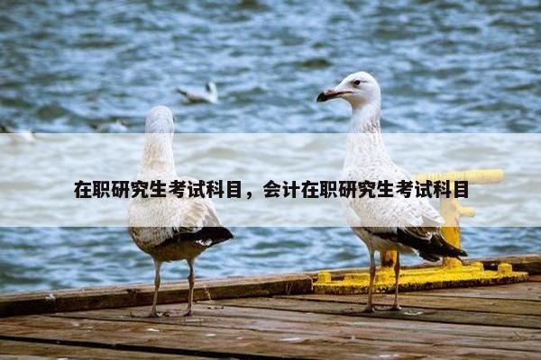 在职研究生考试科目，会计在职研究生考试科目