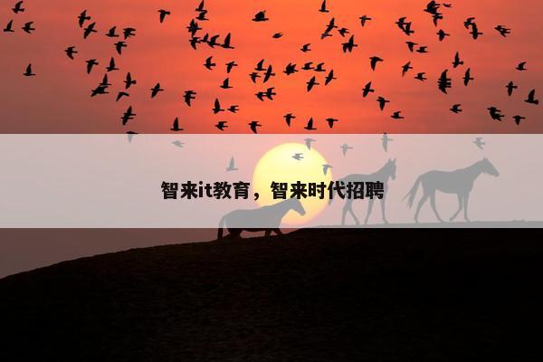 智来it教育，智来时代招聘