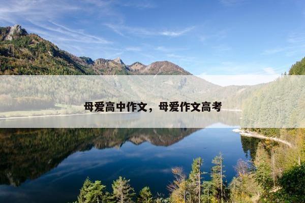 母爱高中作文，母爱作文高考