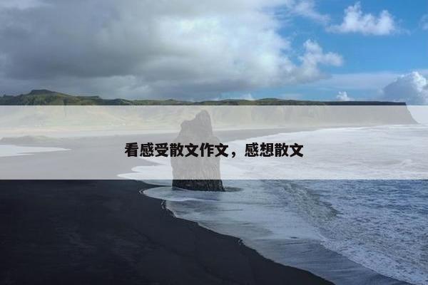 看感受散文作文，感想散文