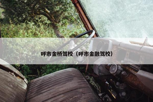 呼市金桥驾校（呼市金融驾校）