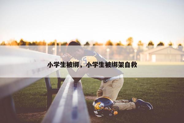 小学生被绑，小学生被绑架自救