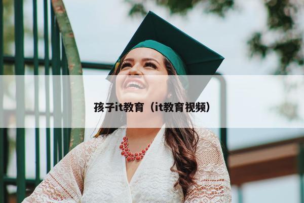 孩子it教育（it教育视频）
