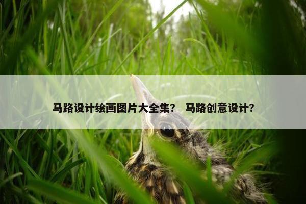 马路设计绘画图片大全集？ 马路创意设计？
