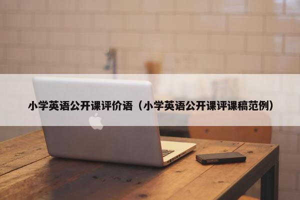 小学英语公开课评价语（小学英语公开课评课稿范例）