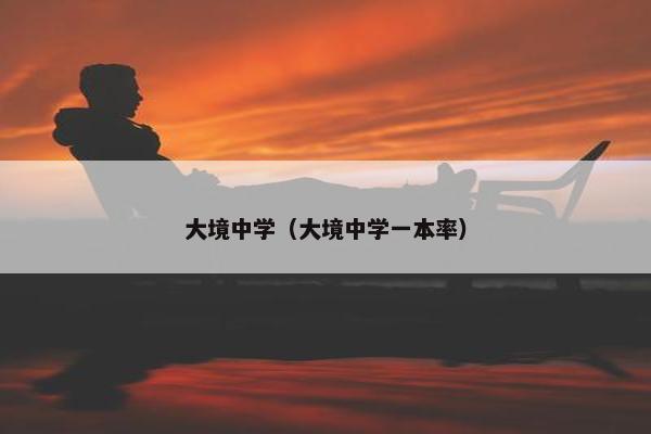 大境中学（大境中学一本率）