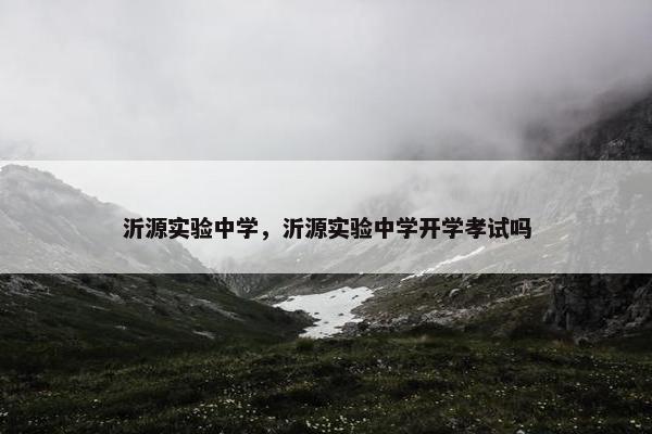 沂源实验中学，沂源实验中学开学孝试吗