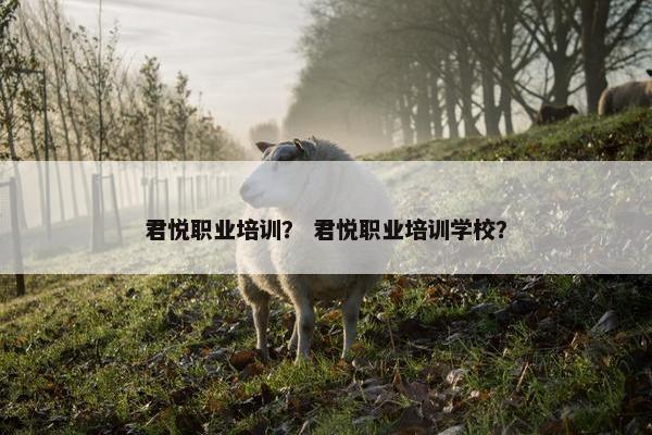 君悦职业培训？ 君悦职业培训学校？