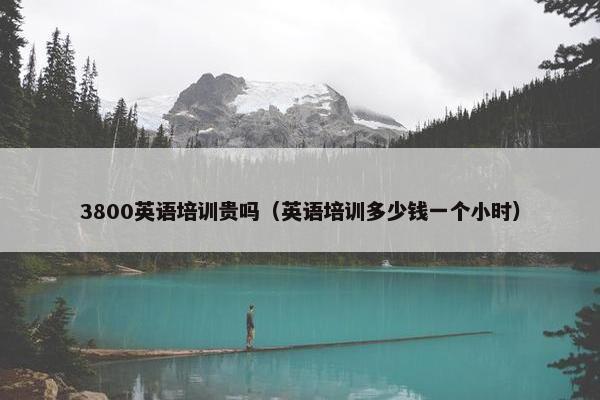 3800英语培训贵吗（英语培训多少钱一个小时）