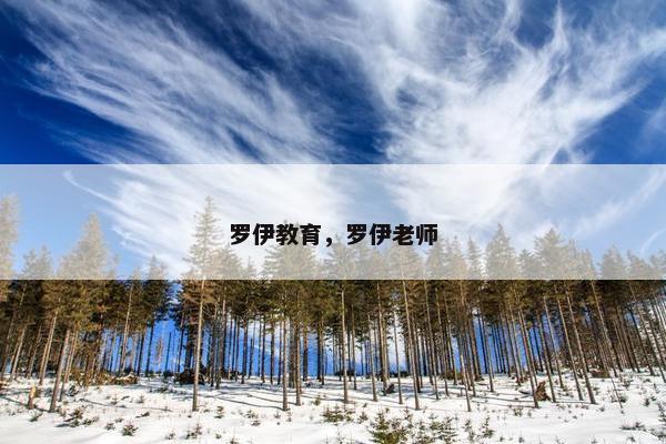罗伊教育，罗伊老师