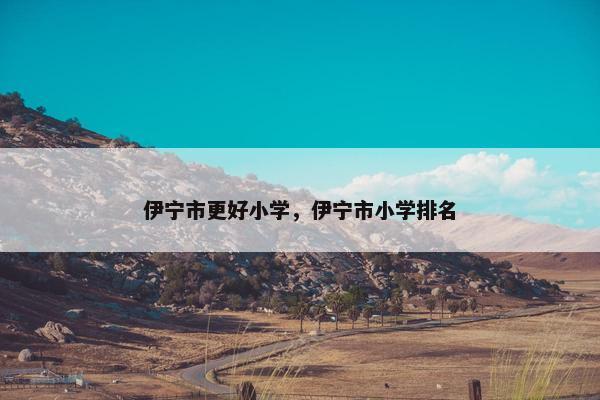 伊宁市更好小学，伊宁市小学排名