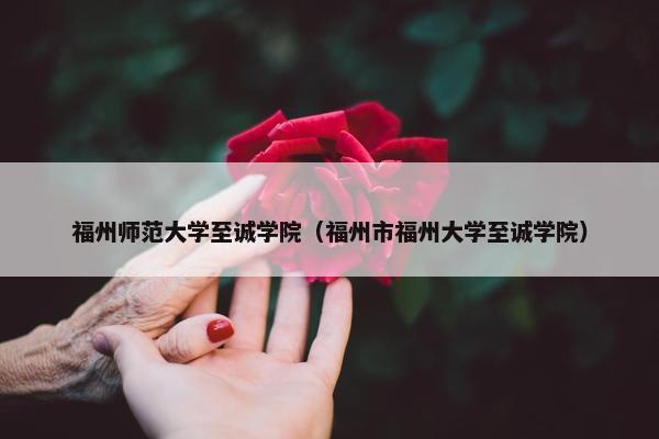 福州师范大学至诚学院（福州市福州大学至诚学院）
