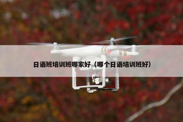 日语班培训班哪家好（哪个日语培训班好）
