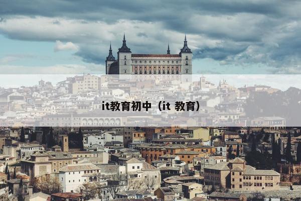 it教育初中（it 教育）