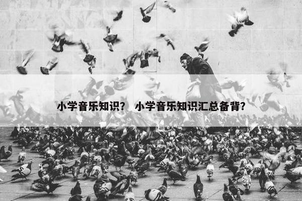 小学音乐知识？ 小学音乐知识汇总备背？