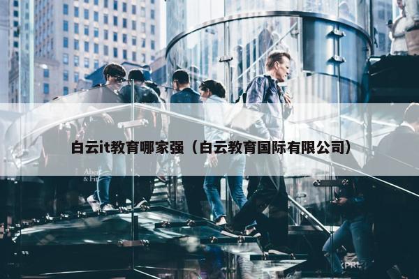 白云it教育哪家强（白云教育国际有限公司）
