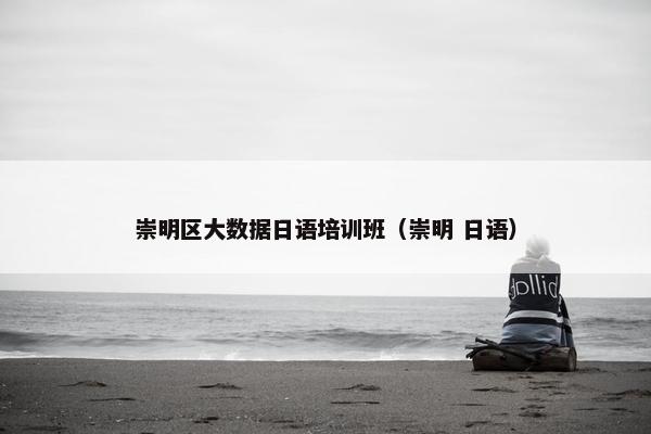 崇明区大数据日语培训班（崇明 日语）
