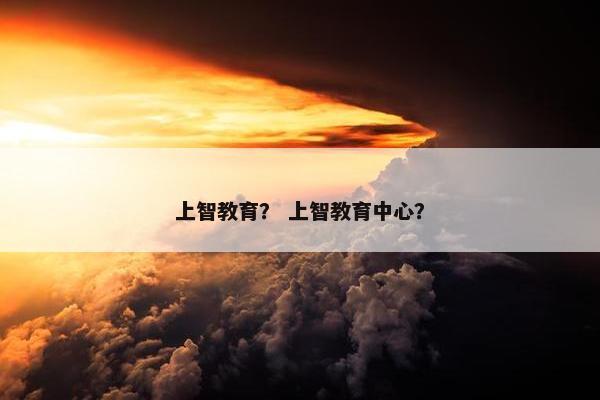 上智教育？ 上智教育中心？