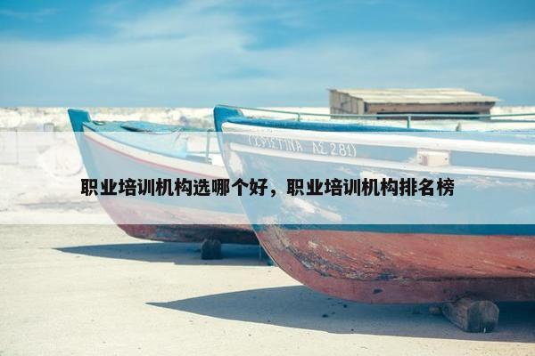 职业培训机构选哪个好，职业培训机构排名榜
