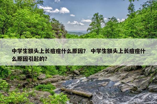 中学生额头上长痘痘什么原因？ 中学生额头上长痘痘什么原因引起的？