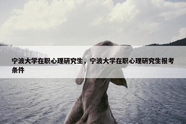 宁波大学在职心理研究生，宁波大学在职心理研究生报考条件
