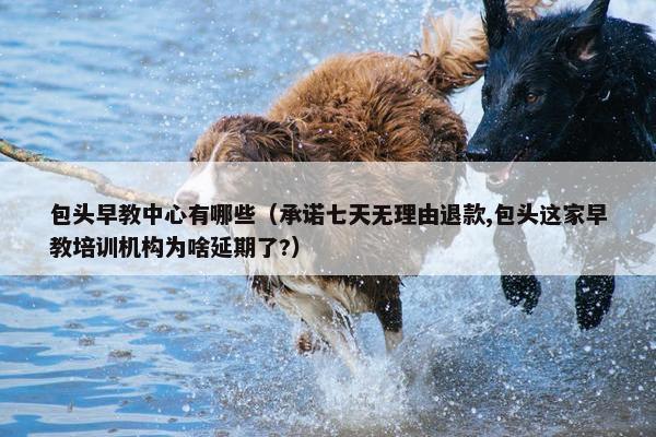 包头早教中心有哪些（承诺七天无理由退款,包头这家早教培训机构为啥延期了?）