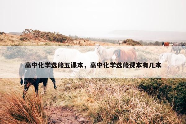 高中化学选修五课本，高中化学选修课本有几本