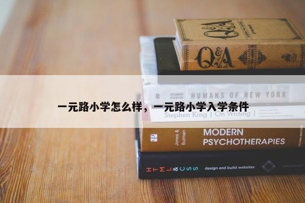 一元路小学怎么样，一元路小学入学条件