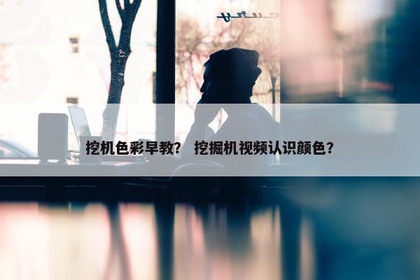 挖机色彩早教？ 挖掘机视频认识颜色？