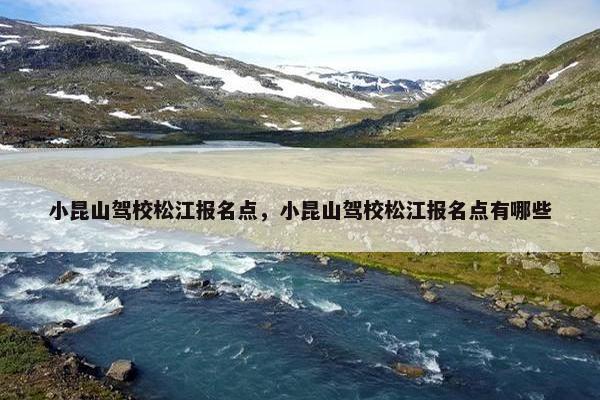 小昆山驾校松江报名点，小昆山驾校松江报名点有哪些