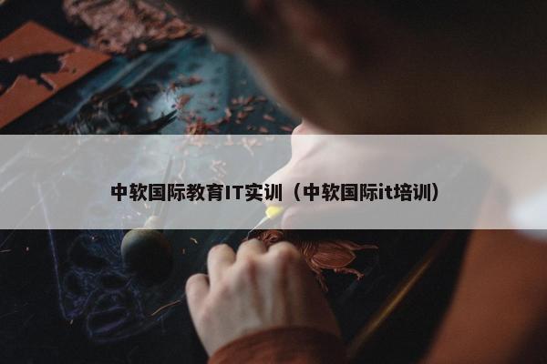 中软国际教育IT实训（中软国际it培训）