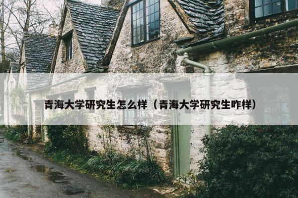 青海大学研究生怎么样（青海大学研究生咋样）